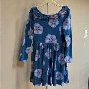 Tea Collection Blue Floral Kids Dress